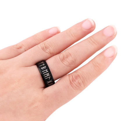 vintage Norse rune ring