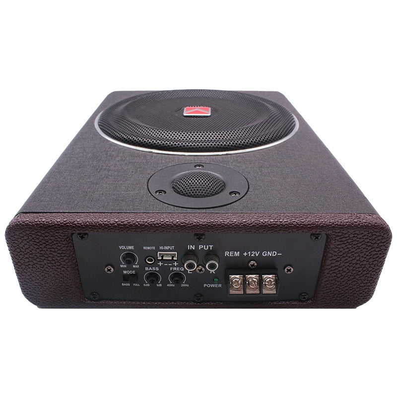 600W 8 Inch Wood Texture Subwoofer