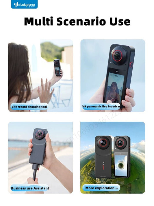 waterproof 360° panoramic VR camera