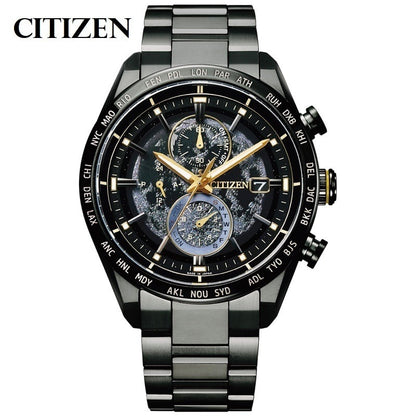 Pour Citizen Back of The Moon Hommes Montres De Luxe En Acier Inoxydable Quartz Montre Calendrier Horloge Lumineuse Hommes D'affaires Casual Montre