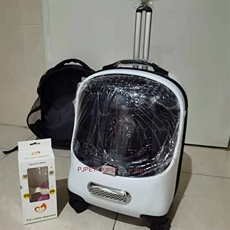 Wheeled Pet Carrier Backpack