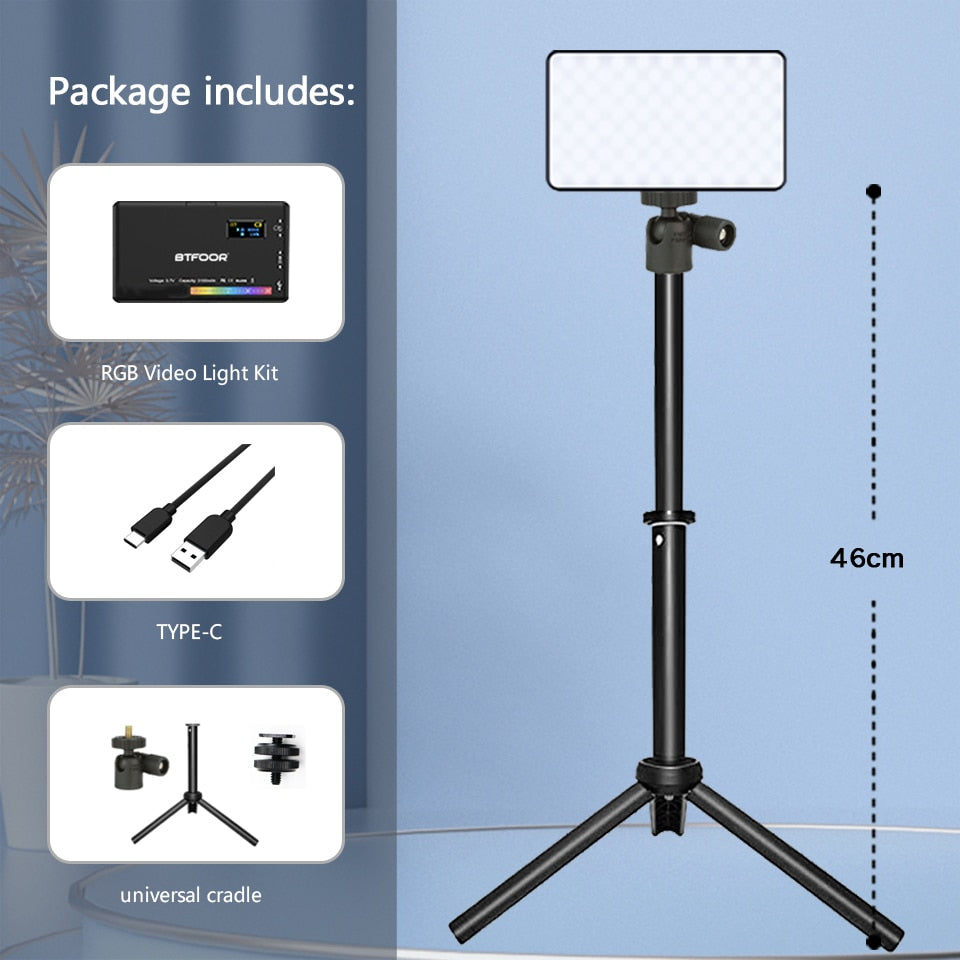 RGB LED Video Light Photography