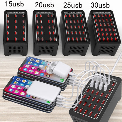 USB Charger 10 15 20 25 30 Ports HUB 150W