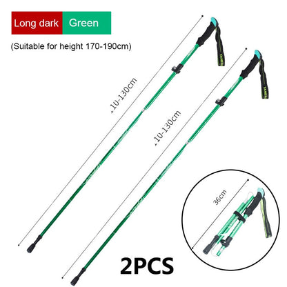 Ultralight Folding Multifunction Trekking Pole