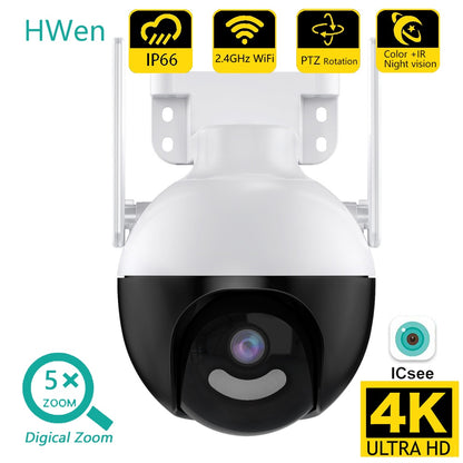 4K 8MP PTZ IP Camera