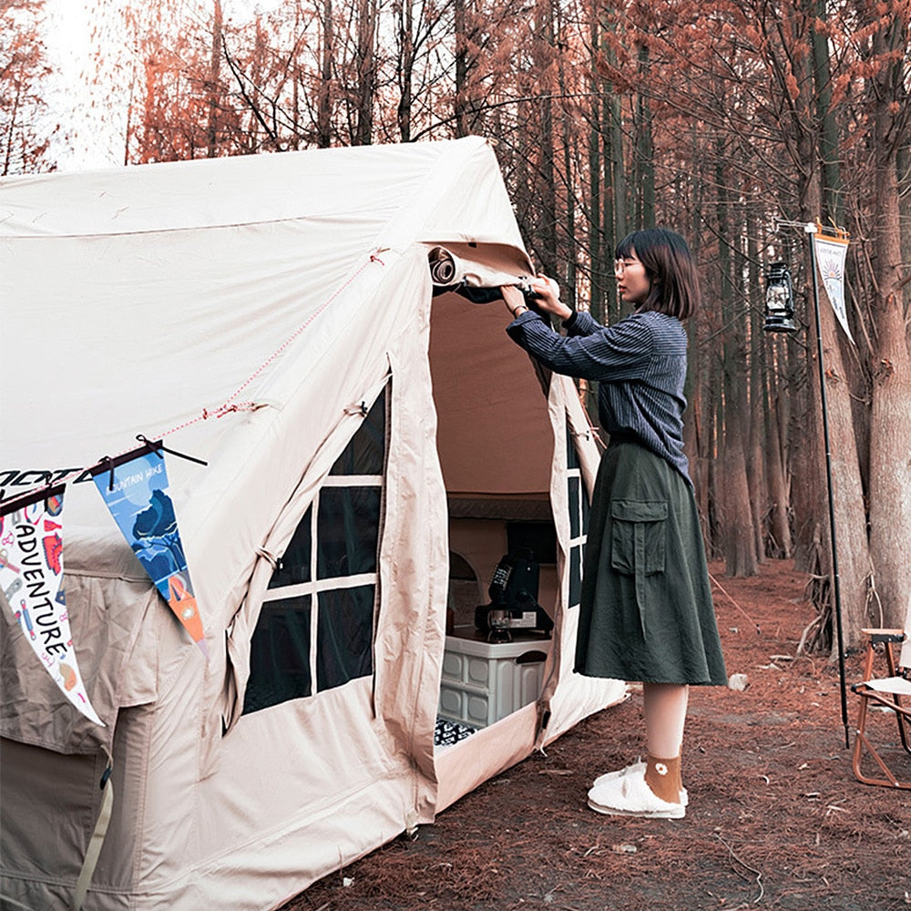 3-8 Person Oxford PVC Inflation Tent