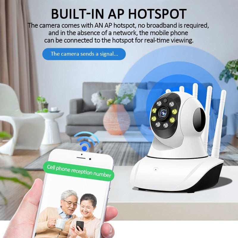 Wireless 2MP 3MP Home Security Camera