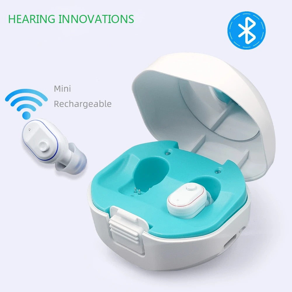 Bluetooth Rechargeable Hearing Aid