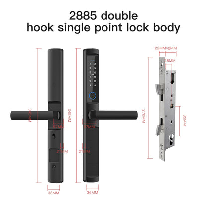 IP66 aluminum lock