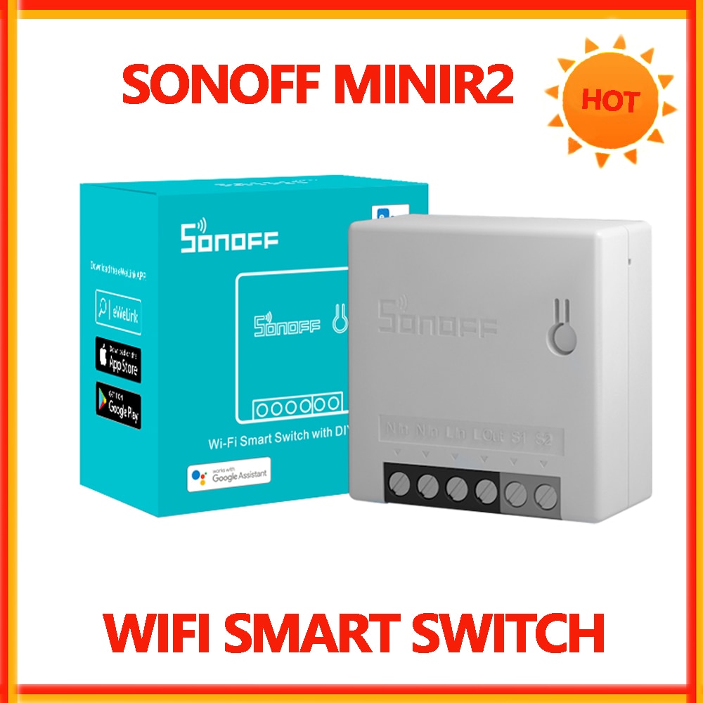 The Sonoff Mini R2 Wifi Smart Switch