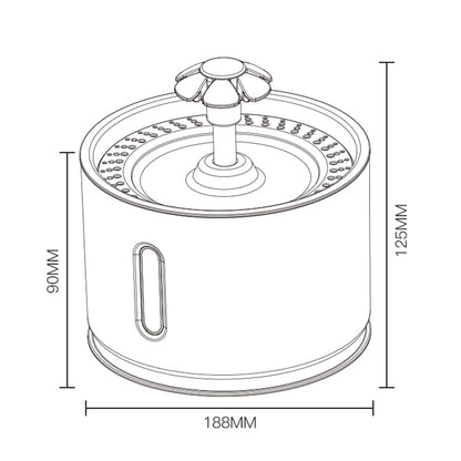 Automatic Dog Feeder Cat Water Fountain