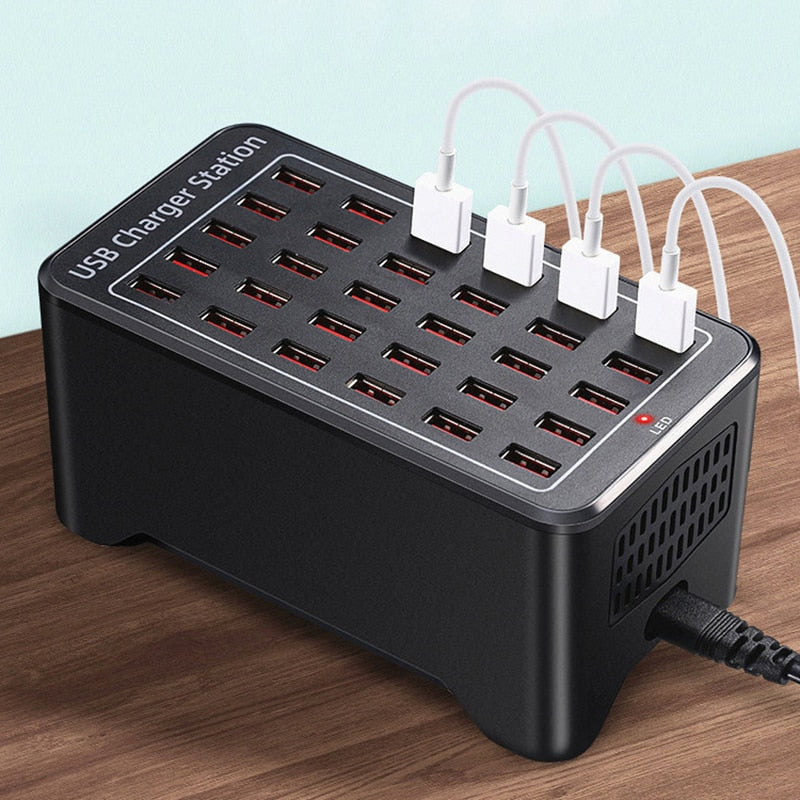 USB Charger 10 15 20 25 30 Ports HUB 150W