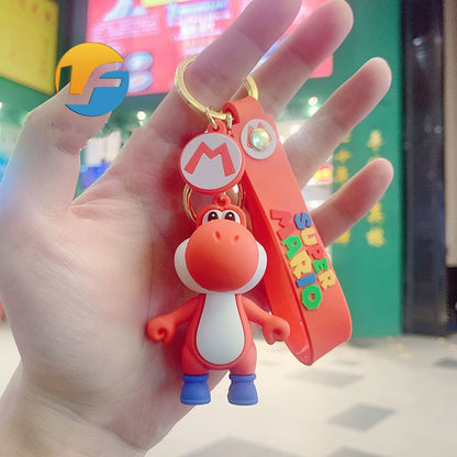 Mario Action Cute Keychain