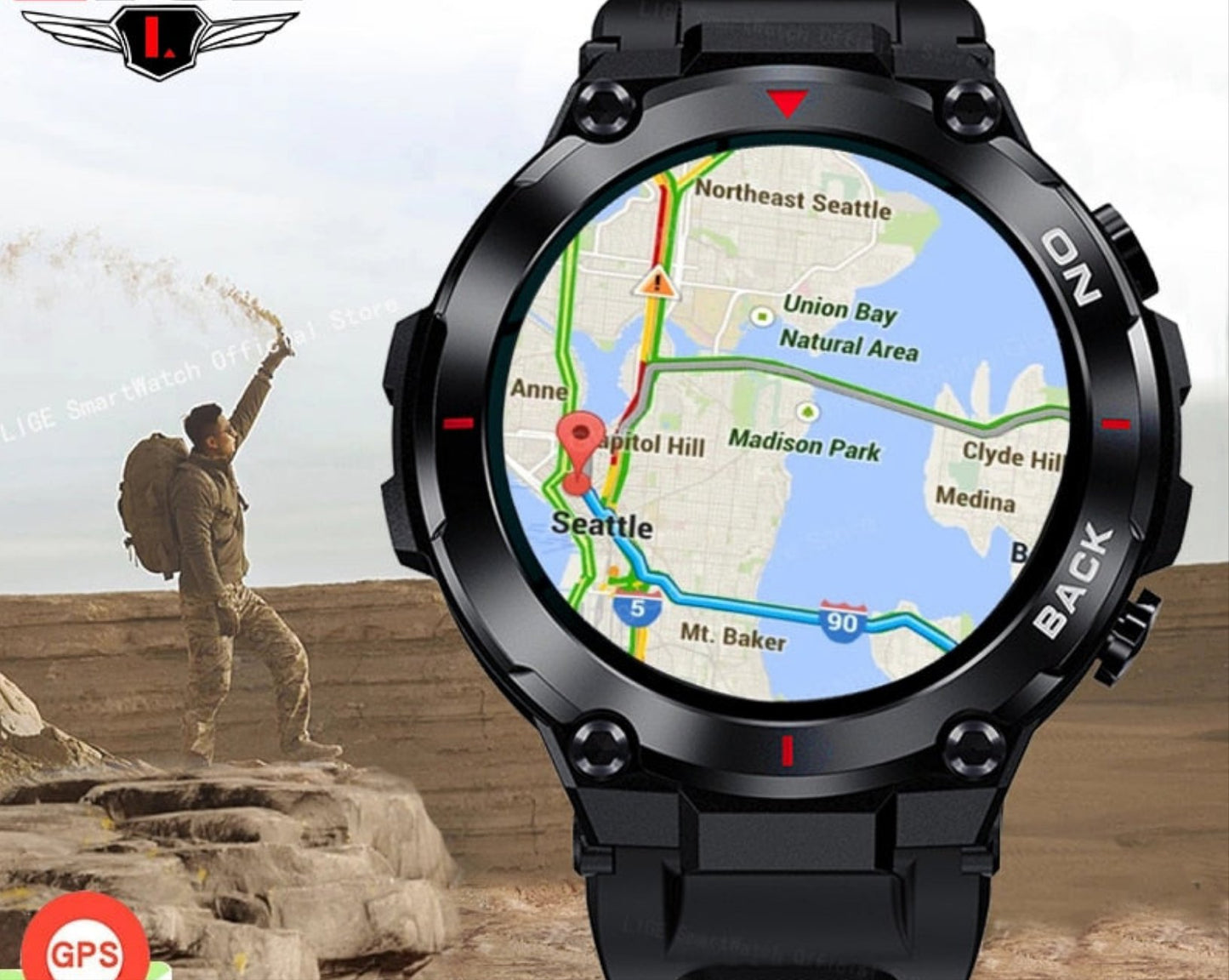 IP68 Waterproof Smartwatch