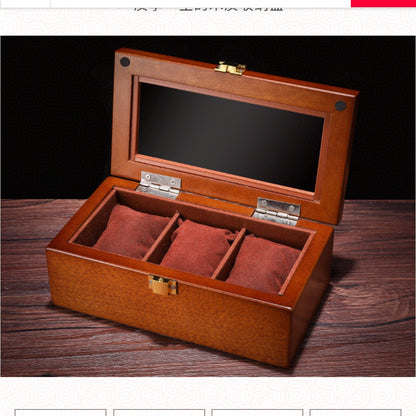 Wood Watch Box Organizer