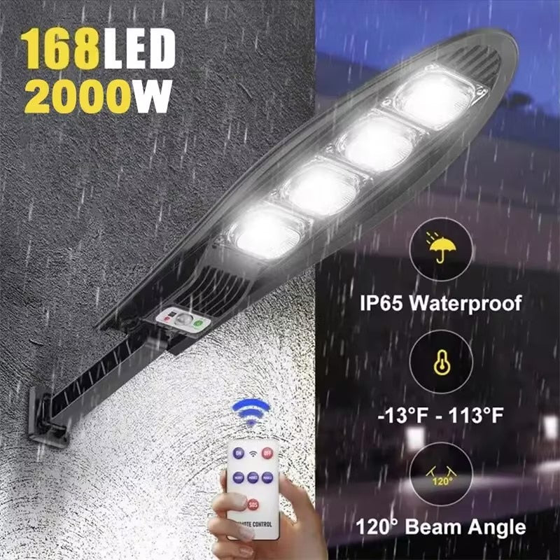 168LED solar street