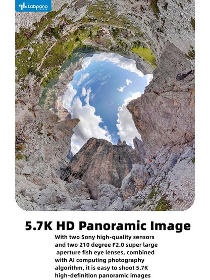 waterproof 360° panoramic VR camera