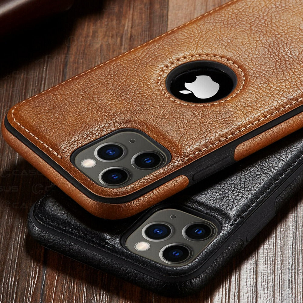 slim leather phone case