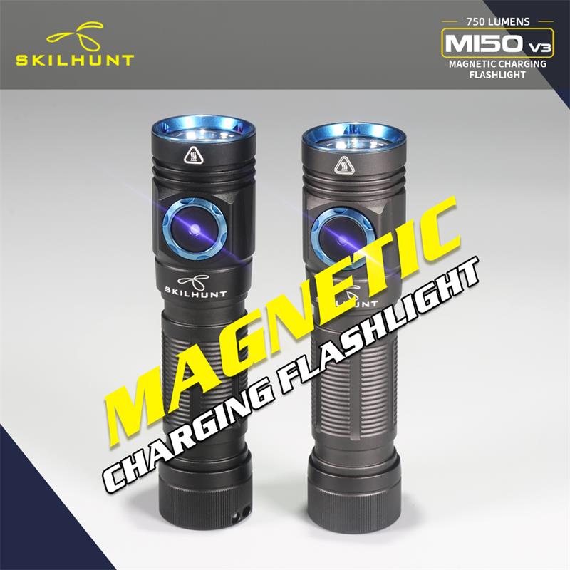 magnetic charging flashlight