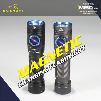 magnetic charging flashlight