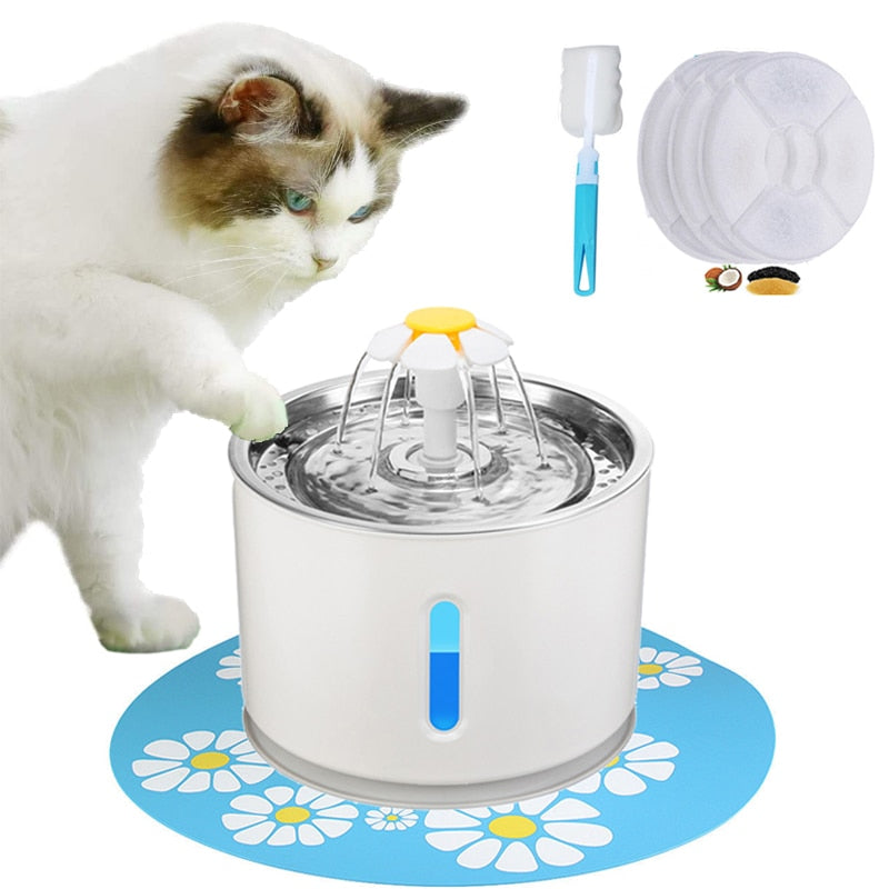 Automatic Dog Feeder Cat Water Fountain