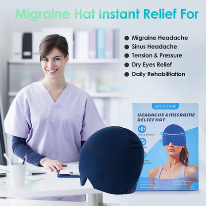 Hot Cold Therapy Headache Migraine Relief Cap