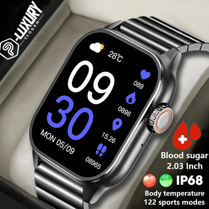 p-lux by merlin Blood Sugar Smart Watch