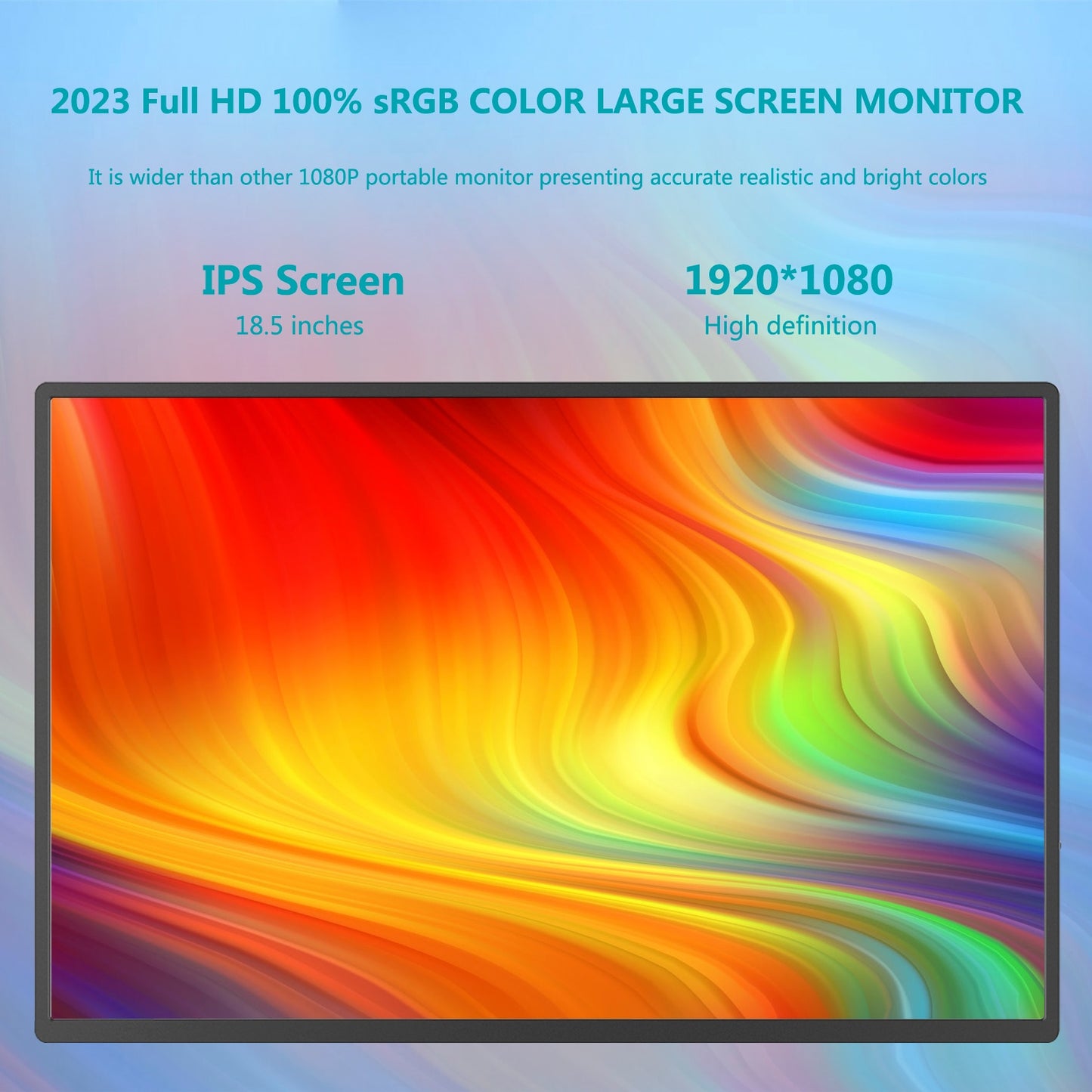 18.5 Inch Ultra Thin 1080P Portable Monitor