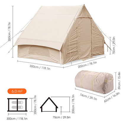 3-8 Person Oxford PVC Inflation Tent