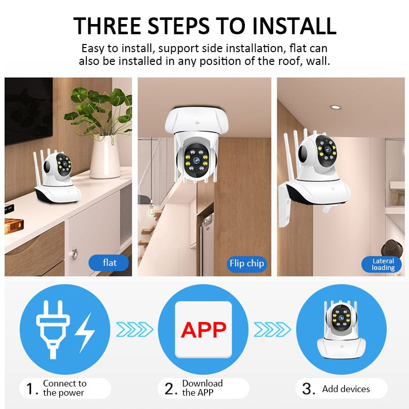 Wireless 2MP 3MP Home Security Camera