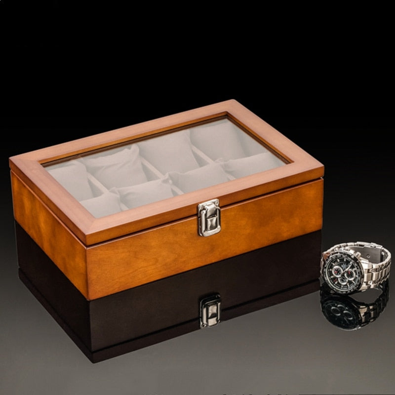 Wood Watch Box Organizer