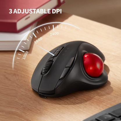 2.4G+Bluetooth Trackball Mouse