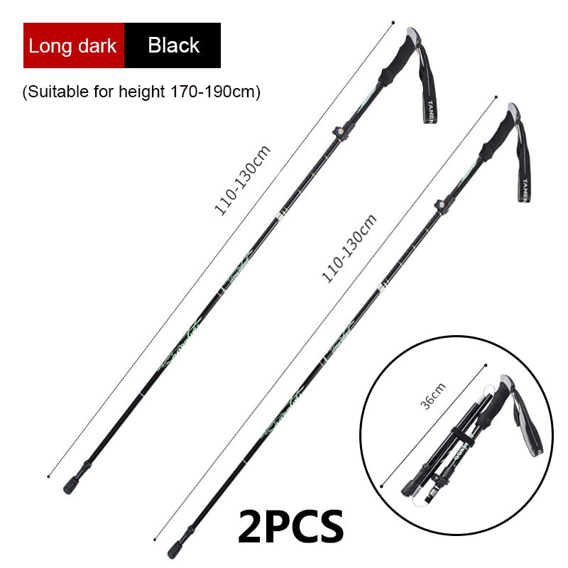 Ultralight Folding Multifunction Trekking Pole