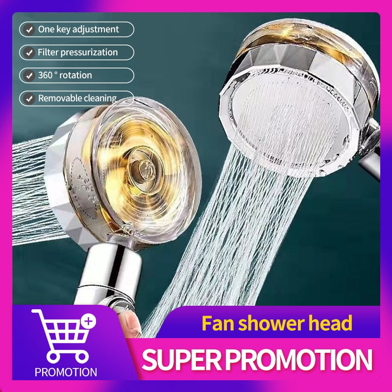 360 Pressurized Shower Head