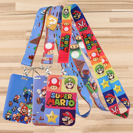 Anime Mario Credential Holder