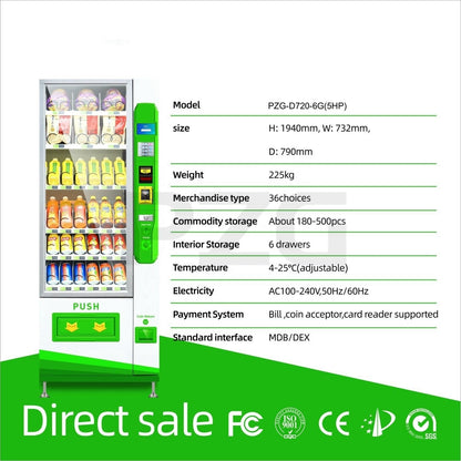 Combo Vending Machine with Card Reader