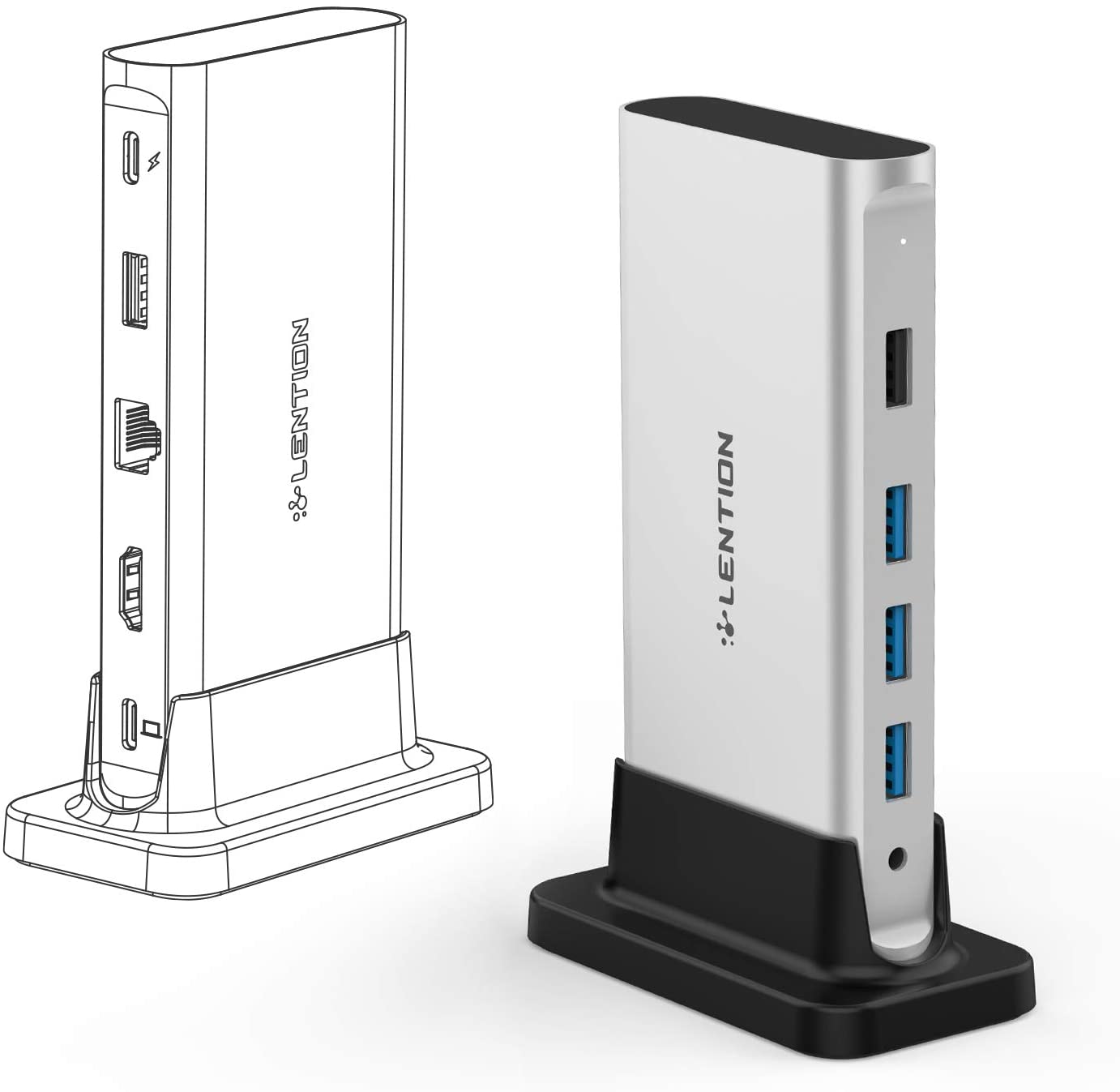 USB C HUB Docking Station v2