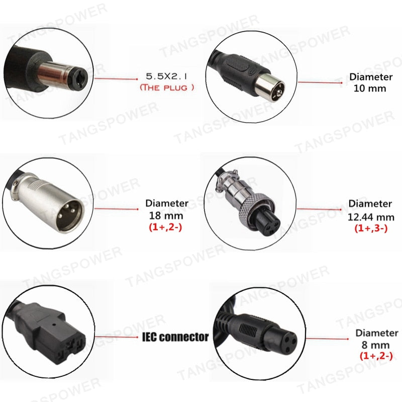 48V 2A electric bike charger