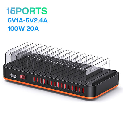 100W Multi USB Charger