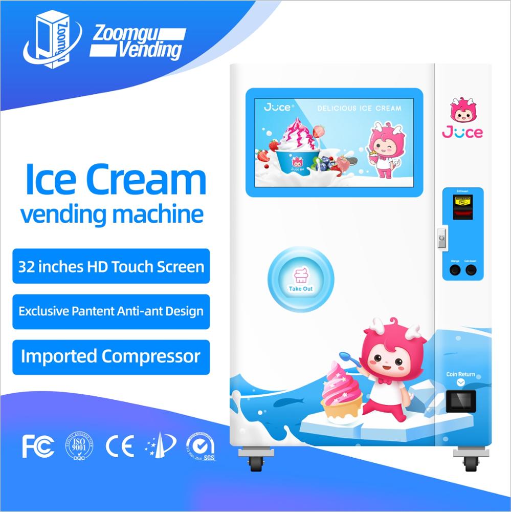 Automatic Soft Ice Cream Vending Machine