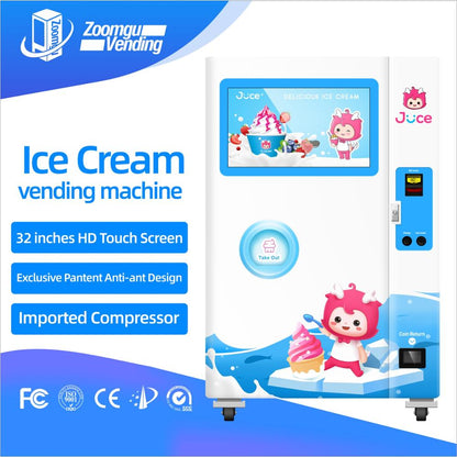 Automatic Soft Ice Cream Vending Machine