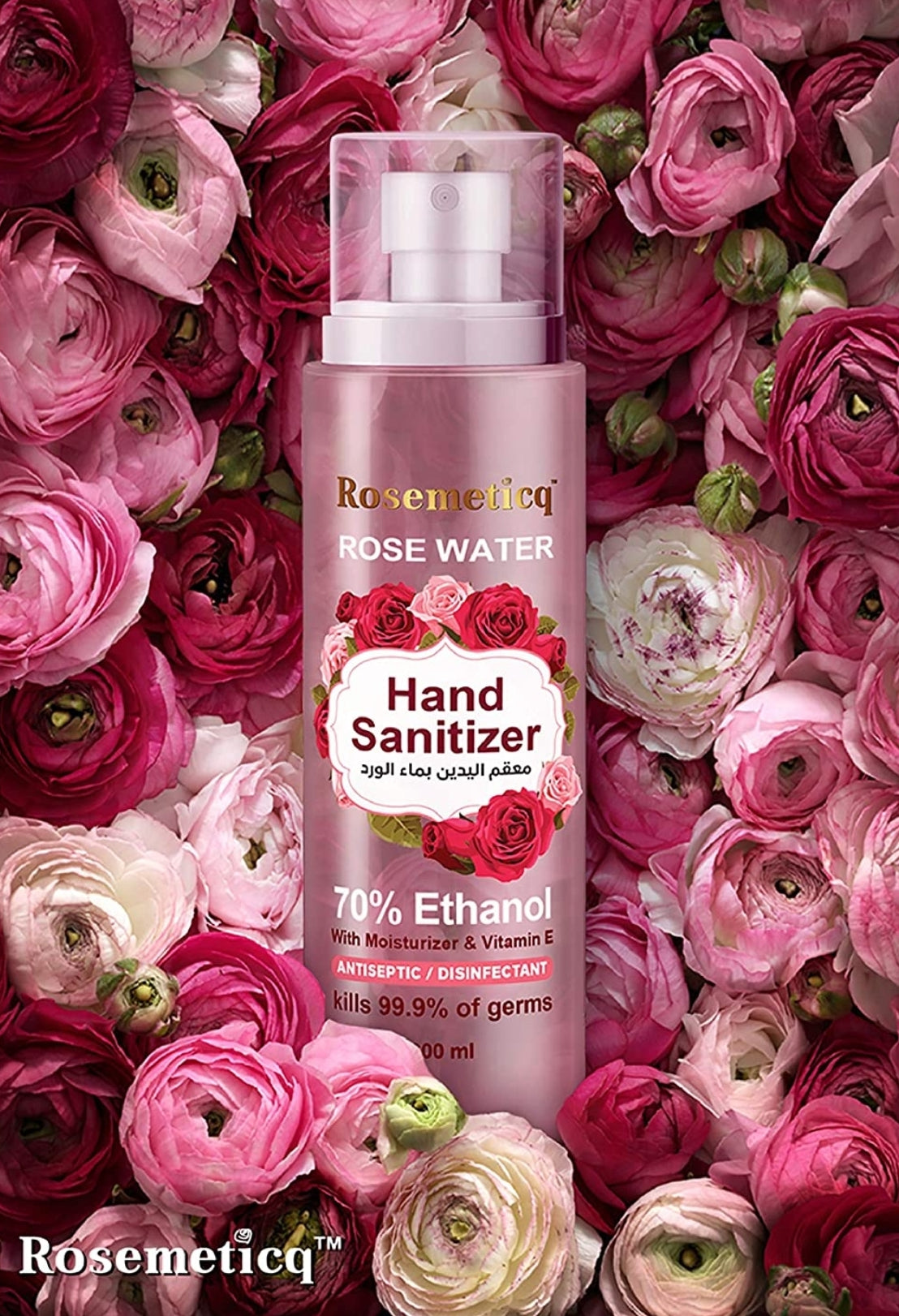 Rosemeticq Rose Water Hand Sanitizer