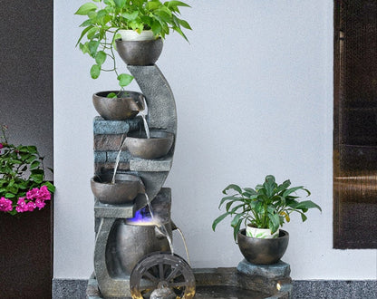 indoor and outdoor circulating resin fountain