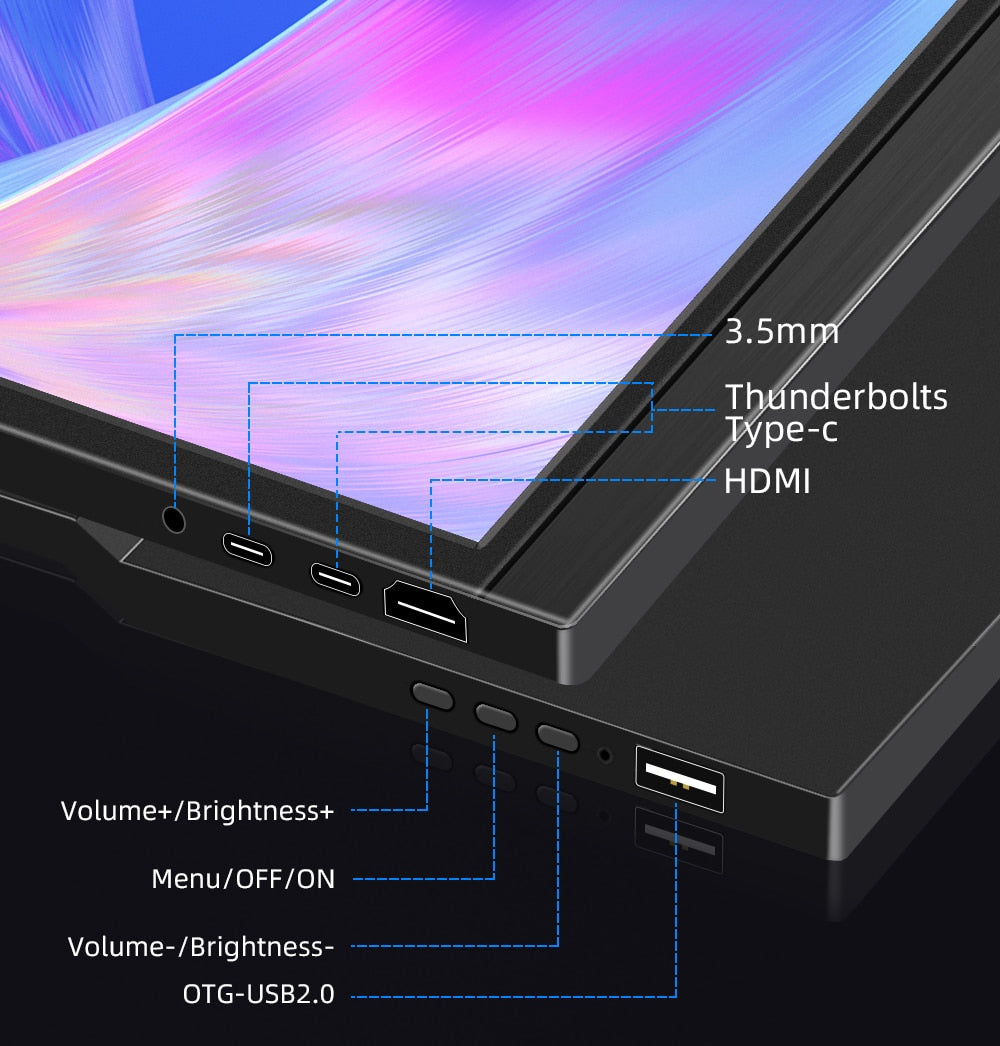 11.6 inch Portable Monitor Touch Screen