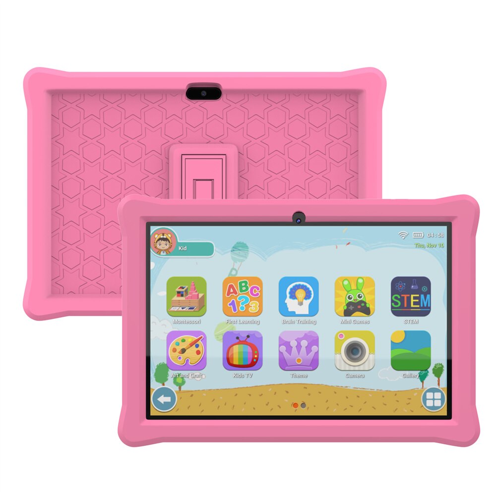 QPS Q3K Android Kid Tablet 7 pouces 2GB RAM 32GB Rom 3000mAh Tablette d'apprentissage éducatif pour enfants