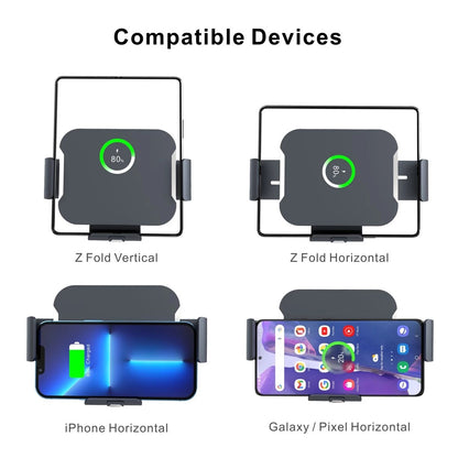 15W Car Wireless Charger For Fold/Tablet