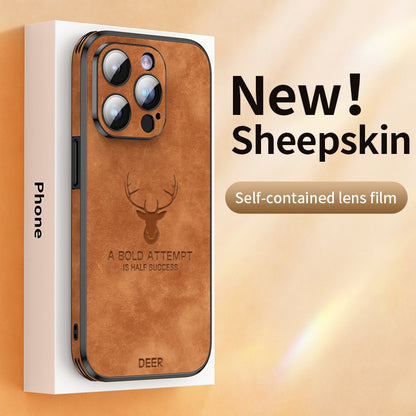 Luxury Deer Leather Phone Case