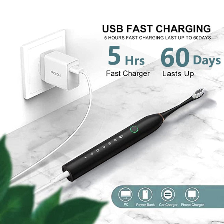 6-speed Sonic Electric Toothbrush