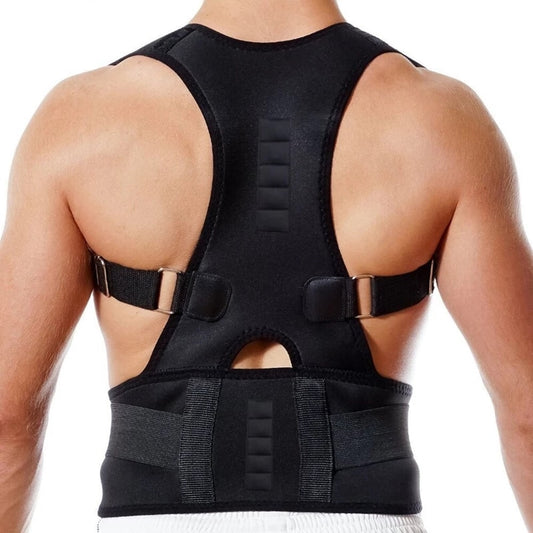 Male Female Adjustable Magnetic Posture Corrector Corset Back Brace Back Belt Lumbar Support Straight Corrector