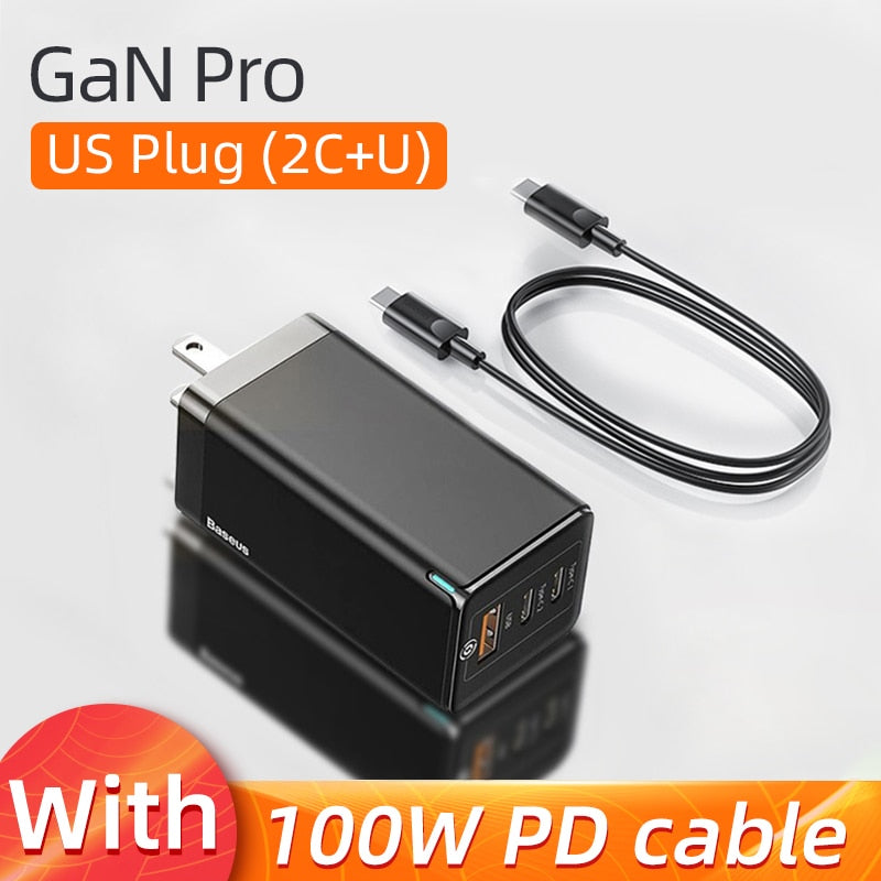 GaN 65W USB C Charger